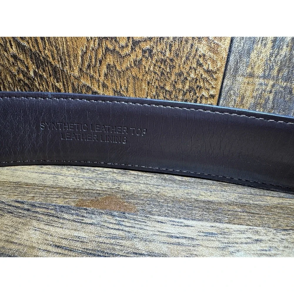 Tommy Bahama Brown Belt Sz S 30-32 Leather Lined Classic‎ Buckle
